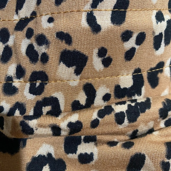 NWT Skinnygirl Animal Print Joggers. 2 side Pockets, Elastic Band, metal Tassel - Picture 6 of 10